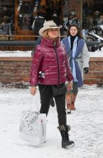 GOLDIE HAWN Out and About in Aspen 12/27/2019