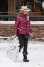 GOLDIE HAWN Out and About in Aspen 12/27/2019