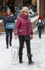 GOLDIE HAWN Out and About in Aspen 12/27/2019