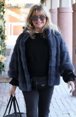 GOLDIE HAWN Out Shopping in Aspen 12/20/2019