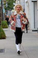 GWEN STEFANI Out Shopping in Beverly Hills 12/23/2019