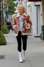 GWEN STEFANI Out Shopping in Beverly Hills 12/23/2019