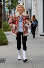GWEN STEFANI Out Shopping in Beverly Hills 12/23/2019