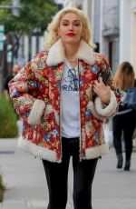 GWEN STEFANI Out Shopping in Beverly Hills 12/23/2019