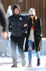 GWYNETH PALTROW, DAKOTA JOHNSON and Chris Martin Out in Aspen 12/23/2019