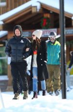 GWYNETH PALTROW, DAKOTA JOHNSON and Chris Martin Out in Aspen 12/23/2019