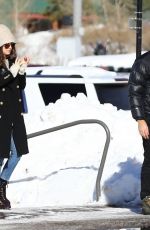 GWYNETH PALTROW, DAKOTA JOHNSON and Chris Martin Out in Aspen 12/23/2019