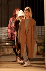 HAILEY and Justin BIEBER Arrives at Night Church Service in Beverly Hills 12/04/2019