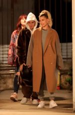 HAILEY and Justin BIEBER Arrives at Night Church Service in Beverly Hills 12/04/2019