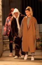 HAILEY and Justin BIEBER Arrives at Night Church Service in Beverly Hills 12/04/2019