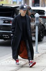 HAILEY BIEBER Arrives at a Hair Salon in Los Angeles 11/30/2019