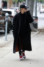 HAILEY BIEBER Arrives at a Hair Salon in Los Angeles 11/30/2019