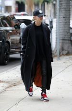 HAILEY BIEBER Arrives at a Hair Salon in Los Angeles 11/30/2019