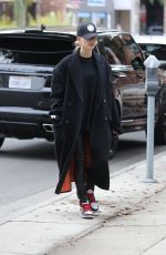 HAILEY BIEBER Arrives at a Hair Salon in Los Angeles 11/30/2019