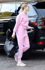 HAILEY BIEBER Arrives at a Spa in Beverly Hills 12/11/2019