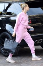 HAILEY BIEBER Arrives at a Spa in Beverly Hills 12/11/2019