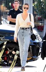 HAILEY BIEBER at Nine Zero One Salon in Los Angeles 12/19/2019