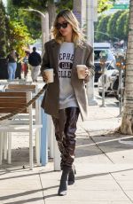 HAILEY BIEBER Out for Coffee in Beverly Hills 12/05/2019