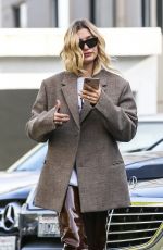 HAILEY BIEBER Out for Coffee in Beverly Hills 12/05/2019