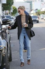 HAILEY BIEBER Out for Coffee in West Hollywood 12/17/2019