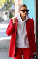HAILEY BIEBER Out in Beverly Hills 12/02/2019