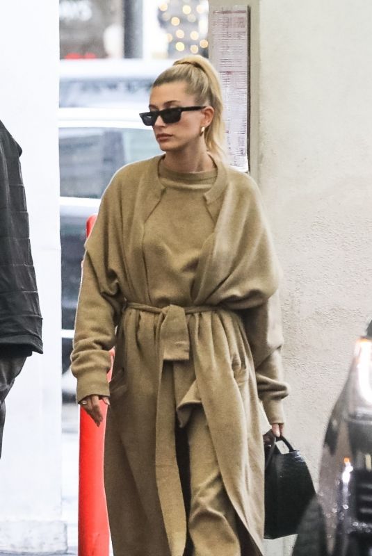 HAILEY BIEBER Out in Los Angeles 12/06/2019
