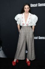 HAILEY GATES at Uncut Gems Premiere Hollywood 12/11/2019