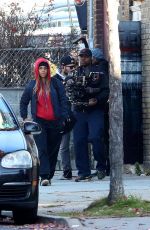 HALLE BERRY Directing Herself for Her Upcoming Movie Bruised Filming in New Jersey 11/26/2019