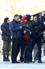 HALLE BERRY Directing Herself for Her Upcoming Movie Bruised Filming in New Jersey 11/26/2019