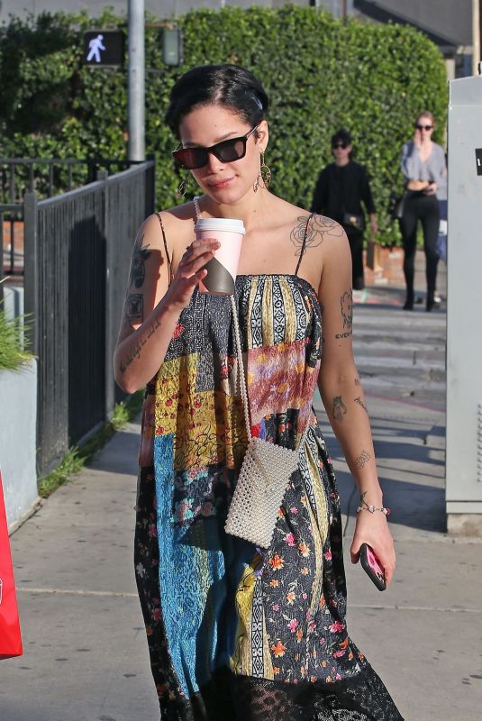 HALSEY Out and About in West Hollywood 12/20/2019