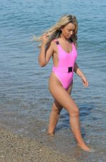 HARLEY BRASH in Swimsuit on the Beach in Tenerife 12/28/2019