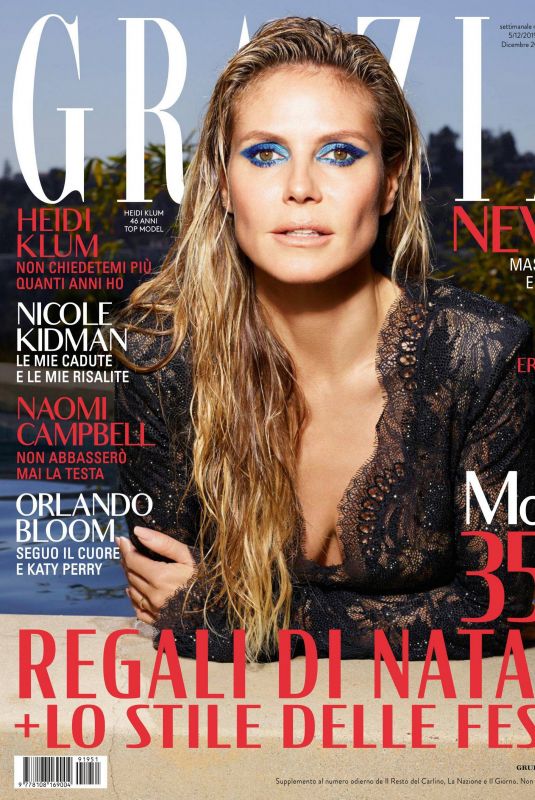 HEIDI KLUM in Grazia Magazine, Italy December 2019