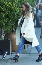 HEIDI KLUM Out for Dinner at E. Baldi in Beverly Hills 12/12/2019
