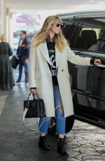 HEIDI KLUM Out for Dinner at E. Baldi in Beverly Hills 12/12/2019