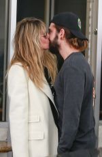 HEIDI KLUM Out for Dinner at E. Baldi in Beverly Hills 12/12/2019