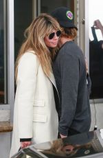 HEIDI KLUM Out for Dinner at E. Baldi in Beverly Hills 12/12/2019