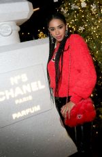 HERIZEN GUARDIOLA at Chanel No. 5 In the Snow Party in New york 12/10/2019