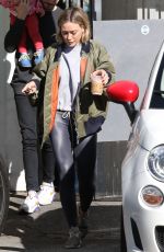 HILARY DUFF at Alfred Coffee in Studio City 12/27/2019