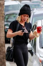 HILARY DUFF at Sweetgreens in Studio City 12/18/2019