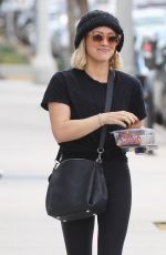 HILARY DUFF at Sweetgreens in Studio City 12/18/2019