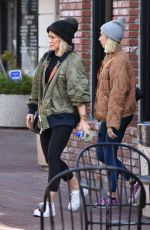 HILARY DUFF Leaves a Gym in Sherman Oaks 12/18/2019
