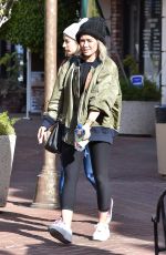 HILARY DUFF Leaves a Gym in Sherman Oaks 12/18/2019