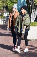 HILARY DUFF Leaves a Gym in Sherman Oaks 12/18/2019