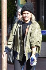 HILARY DUFF Leaves a Gym in Sherman Oaks 12/18/2019