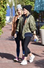 HILARY DUFF Leaves a Gym in Sherman Oaks 12/18/2019