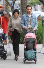 HILARY DUFF Out and About in Beverly Hills 11/30/2019