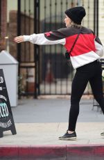 HILARY DUFF Out and About in Los Angeles 12/14/2019
