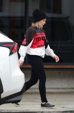 HILARY DUFF Out and About in Los Angeles 12/14/2019