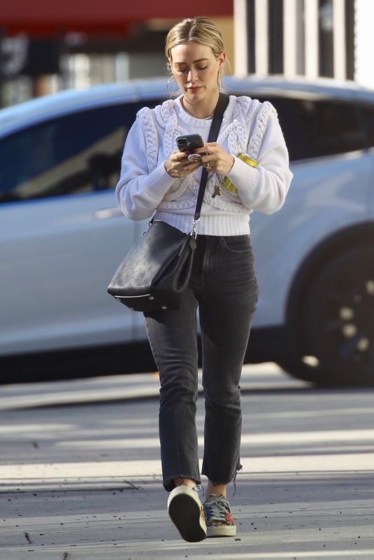 HILARY DUFF Out and About in Sherman Oaks 12/19/2019