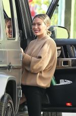 HILARY DUFF Out and About in Studio City 12/22/2019